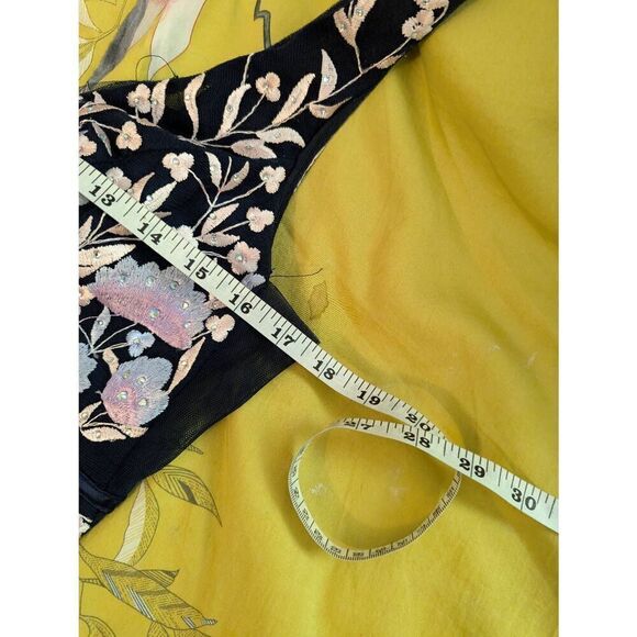 TLC Say Yes to the Prom Juniors' Embellished Floral Ballgown Dress Navy Size 5 - Picture 8 of 9